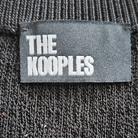 The Kooples NWT Black and Silver Sequin Knit Short Tank Dress EU 3 - Picture 9 of 12